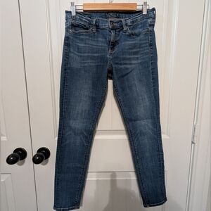 Lucky Brand Womens Charlie Skinny Dark Blue Jeans